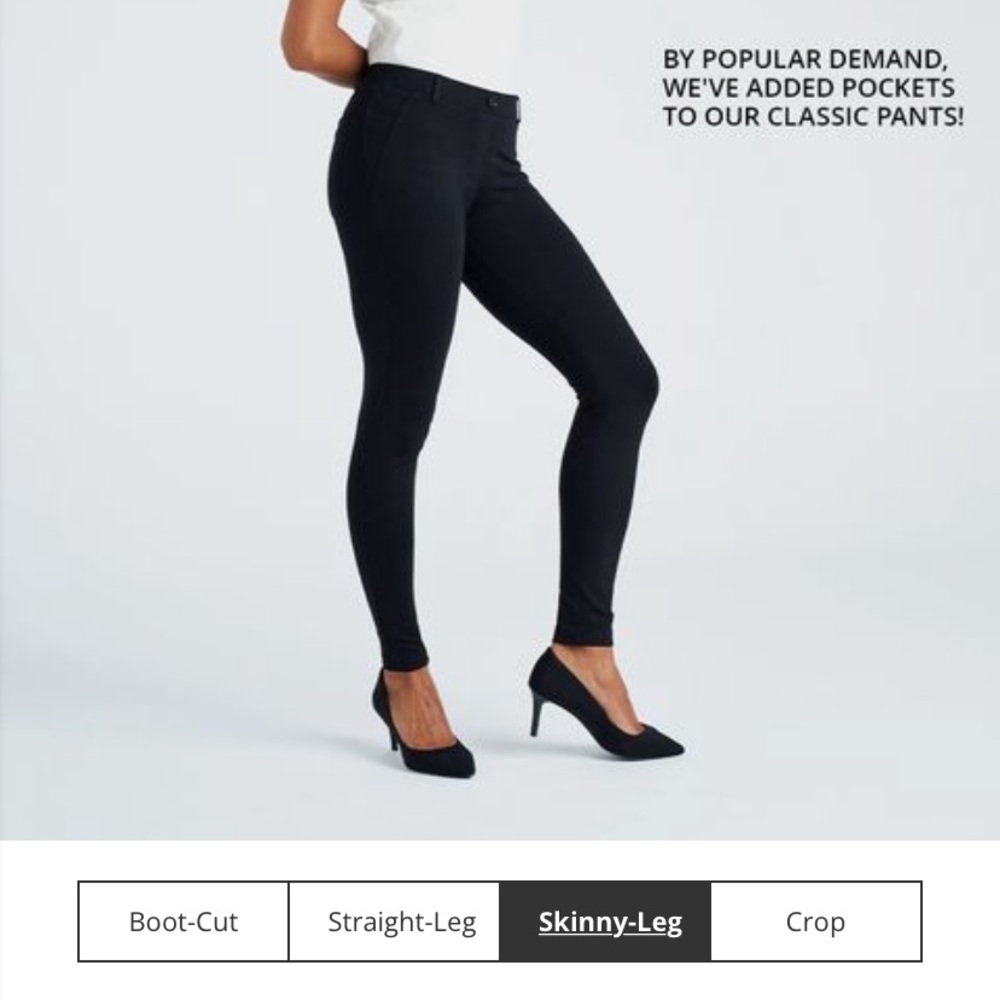 BRAND NEW betabrand dress pants! Super comfy — straight leg /size Med/ Black